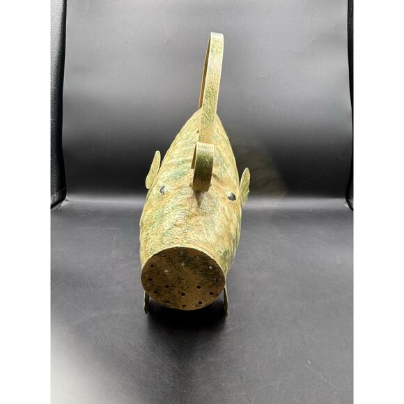 Garden Metal Fish-Shaped Watering Can – Used - Picture 3 of 8